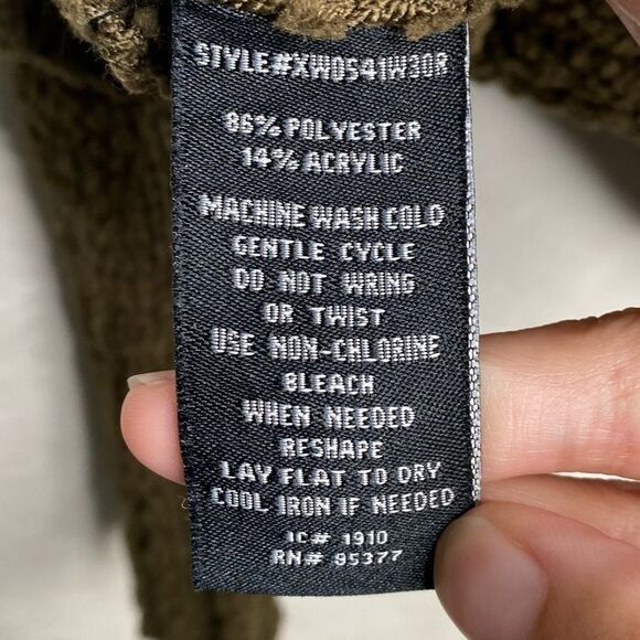 Sanctuary olive green chunky knit‎ sweater size Small - Picture 4 of 6